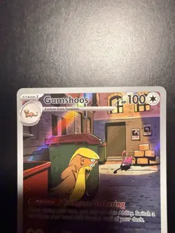 Pokemon TCG Gumshoos 153/132 Illustration Rare Mega Evolution - Image 2