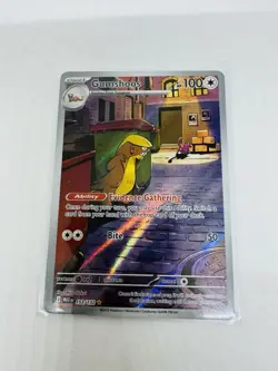 Pokemon TCG Gumshoos Card 153/132 Mega Evolution Illustration Rare - Image 1
