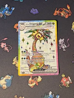 Pokemon Cards Alolan Exeggutor ex 225/191 Secret Rare Surging Sparks - (NM) - Image 1