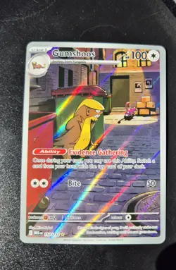 Pokemon TCG Gumshoos 153/132 Mega Evolution Illustration Rare - pack fresh - Image 3
