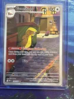 Pokemon TCG Gumshoos 153/132 Mega Evolution Illustration Rare NM - Image 1