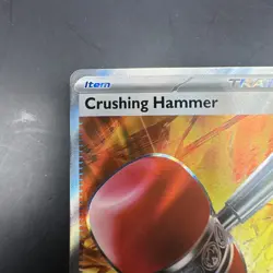 Pitch Black Crushing Hammer 105/084 Ultra Rare Full Art Holo English - Image 2