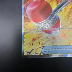 Pitch Black Crushing Hammer 105/084 Ultra Rare Full Art Holo English - Image 4