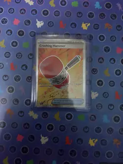 Pitch Black Crushing Hammer 105/084 Ultra Rare Full Art Holo English - Image 1