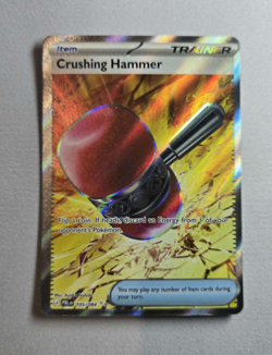 Pitch Black Crushing Hammer 105/084 Ultra Rare Full Art Holo English - Image 1