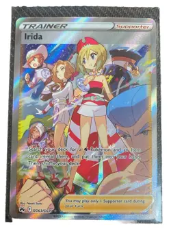 Irida GG63/GG70 Ultra Rare Crown Zenith Galarian Gallery Pokemon Holo Near Mint - Image 1