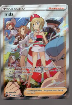 Pokemon Irida SWSH: Crown Zenith: Galarian Gallery #GG63/GG70 NM - Image 1