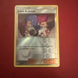 Jessie & James 58/68 Rare Hidden Fates Pokemon Reverse Holo Near Mint - Image 2