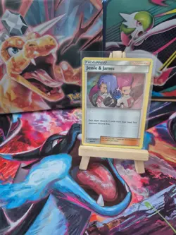Pokemon - Jessie & James 58/68 - Hidden Fates - Holo Rare - Near Mint - Image 1