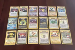 Old Pokemon Card Lot - Mew - Team Rocket - Neo - Image 1