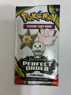 POKEMON MEGA EVOLUTION Perfect Order Fun Pack 3 Sealed Random Cards Free Shippin - Image 1