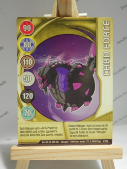 Bakugan Card - Card Force (Hydranoid) - Gold Gate Card - BA182a - 2/15a - 2008 - Image 1
