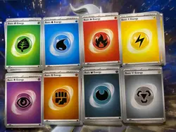Lot Of 120 Pokemon TCG Basic Energy Card Cards around 15 of Each Type S&V - Image 1