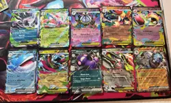Pokemon Pitch Black Ex Card Lot Of 10 (Zeraora Slowbro Darkrai Morpeko) - Image 1