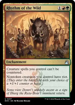 Rhythm of the Wild (FOIL) - Ravnica Remastered (RVR) NM Magic: The Gathering - Image 1