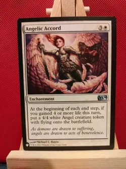 Angelic Accord - Magic 2014 (M14) - Uncommon - Played - MTG - Image 1