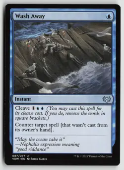 Wash Away Lightly Played 87 Innistrad: Crimson Vow MTG - Image 1