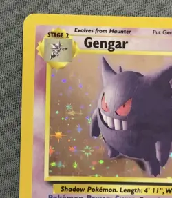 Pokemon TCG Gengar 5/62 Fossil Holo Vintage - LP - Image 2