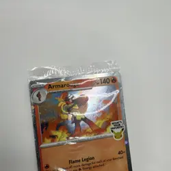 Pokemon Mega Evolution Pitch Black Armarouge Best Buy Promo Holo SEALED - Image 3