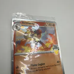 Pokemon Mega Evolution Pitch Black Armarouge Best Buy Promo Holo SEALED - Image 4