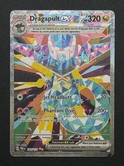 Pokemon TCG Dragapult ex 165/131 SV Prismatic Evolutions SIR Full Art Holo - Image 1