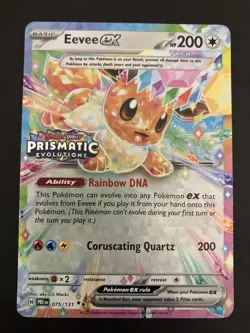 Pokemon TCG Eevee EX 075/131 Stamped Promo - Image 1
