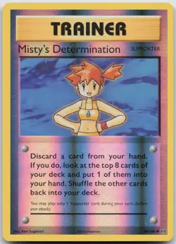 Misty's Determination 80/108 UC Evolutions Pokemon Reverse Holo NM C17-95 - Image 1