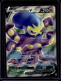 Grapploct V 072/073 Ultra Rare Champion's Path Pokemon Holo Near Mint - Image 1