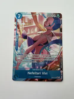 One Piece CCG Nefeltari Vivi EB04-025 Alt Art Azure Sea's Seven English NM - Image 1