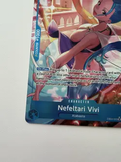 One Piece CCG Nefeltari Vivi EB04-025 Alt Art Azure Sea's Seven English NM - Image 4