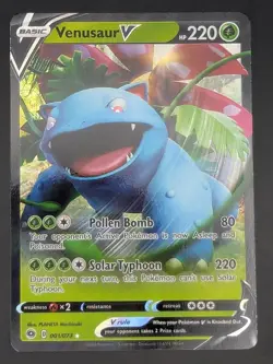 Venusaur V 001/073 Holo Near Mint Champion's Path V Rare Pokemon - Image 1