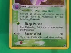 Venomoth 49/112 EX FireRed & LeafGreen Reverse Holo Pokemon Card - Image 3