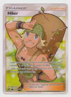 Hiker SV85/SV94 Hidden Fates Shiny Vault Full Art Trainer Pokemon Card - Image 1