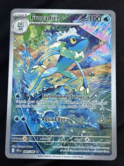 Frogadier 089/086 Chaos Rising Full Art Holo Rare Pokemon Card - Image 1