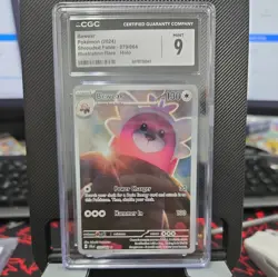 Pokemon TCG Bewear Illustration Rare Holo Card 079/064 Shrouded Fable cgc 9 - Image 1