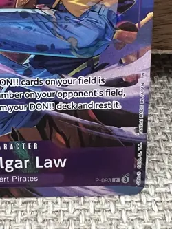 One Piece Trafalgar Law P-093 (P) Promotion Card (OP-PR) Illustration Box Vol 6 - Image 2