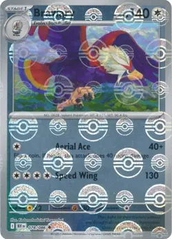 Braviary 078/086 Poke Ball Holo Black Bolt Pokemon Card NM - Image 1