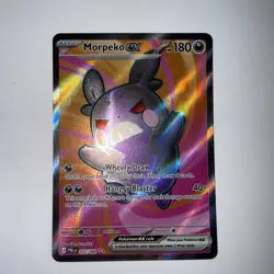 Pokemon TCG Morpeko Ex 102/084 Ultra Rare Full Art Pitch Black - Image 1