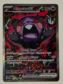 Morpeko ex 117/084 Pitch Black Full Art Holo Pokemon TCG English Near Mint - Image 1