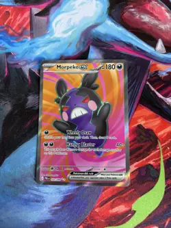 Pokemon TCG Morpeko Ex 102/084 Ultra Rare Full Art Pitch Black - Image 1