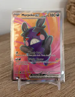 Pokemon TCG Morpeko ex 102/084 Ultra Rare Full Art PBL EN Pitch Black NM - Image 1