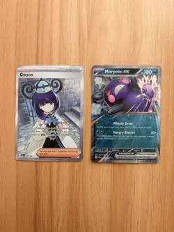 Pokemon TCG Gwynn Full Art 109/84 Morpeko EX 55/84 Pitch Black Bundle - Image 1