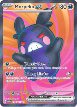 Pokemon TCG Pitch Black Morpeko EX Full Art Holo 102/084 NEW - Image 1
