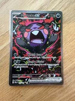 Morpeko ex 117/084 Pitch Black Full Art Holo EX Pokemon TCG English - Image 1