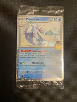 Pokemon TCG Primarina Sealed Barnes & Noble Promo Pitch Black 020/084 🌟 - Image 1