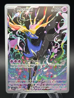 Pokemon TCG Xerneas 091/086 Chaos Rising CRI Illustration Rare Holo Full Art NM - Image 1