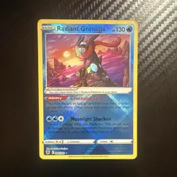 Pokemon TCG Radiant Greninja Holo Rare Card Swsh10: Astral Radiance 046/189 - Image 1