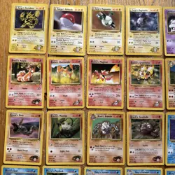 Pokemon Gym Heroes Part Complete Set 70 Cards - No Duplicates WOTC Vintage - Image 2