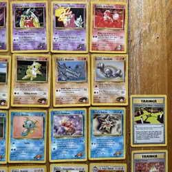 Pokemon Gym Heroes Part Complete Set 70 Cards - No Duplicates WOTC Vintage - Image 4
