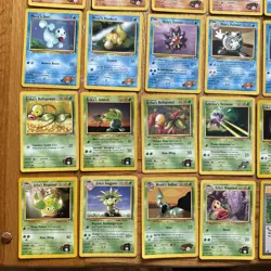 Pokemon Gym Heroes Part Complete Set 70 Cards - No Duplicates WOTC Vintage - Image 5